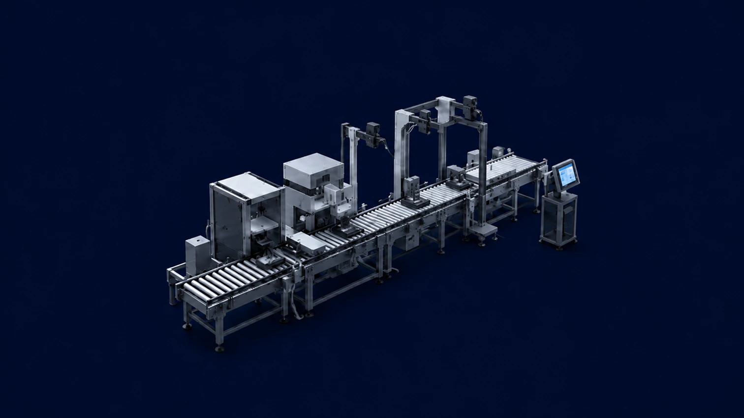 Industrial inspection production line