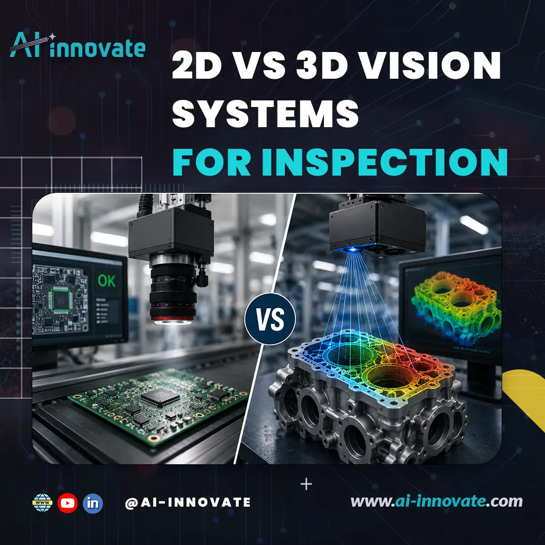 2D Vision vs 3D Vision Systems for Inspection