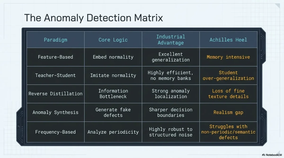 the anomaly detection matrix