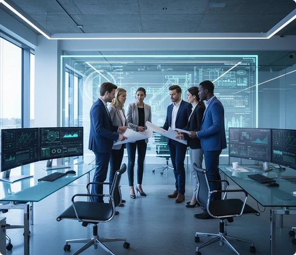 Quality team defining inspection criteria