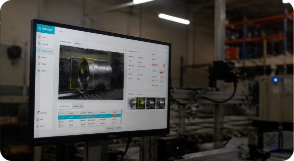 Industrial inspection monitor