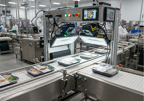 Packaged food inspection line
