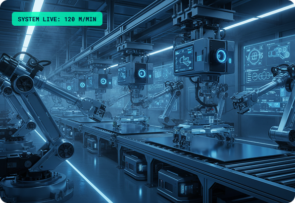 Industrial AI inspection in real production conditions