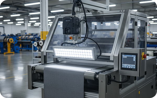 Industrial inspection system for an existing production line